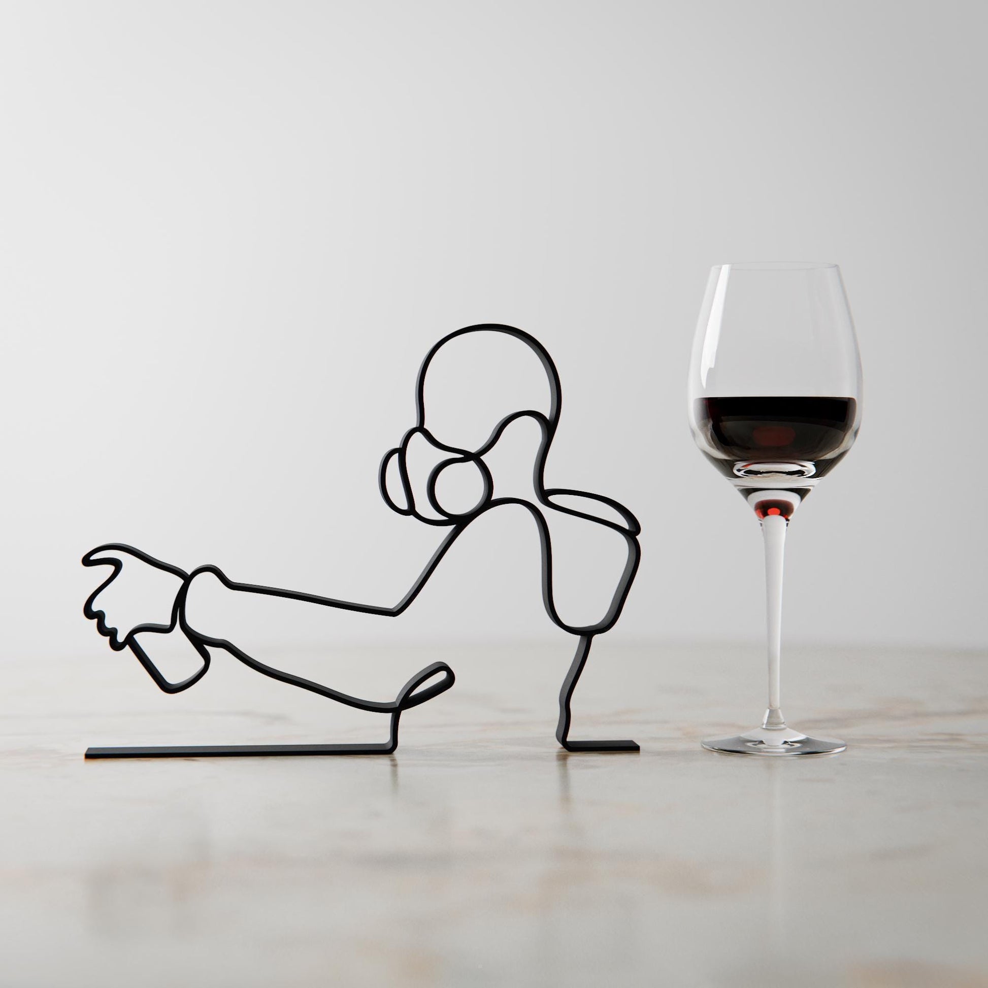 Graffiti Painter - Customized Line Art Figure