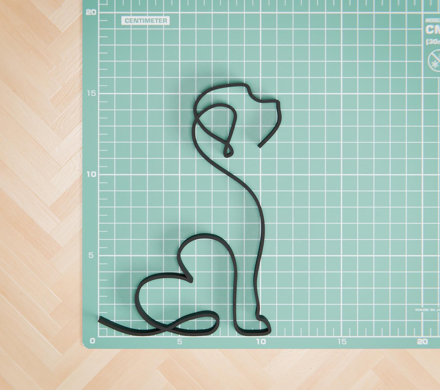 Cockapoo Dog 11 - Line Art Figure