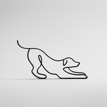 Dog 80 - Line Art Figure