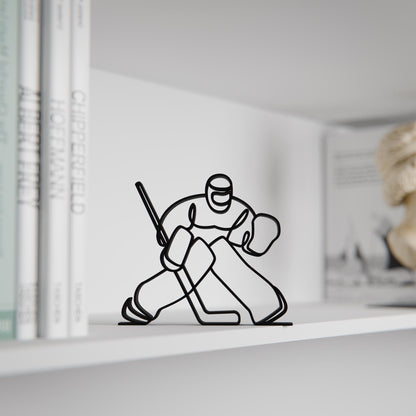 Hockey Goalie - Customized Line Art Figure