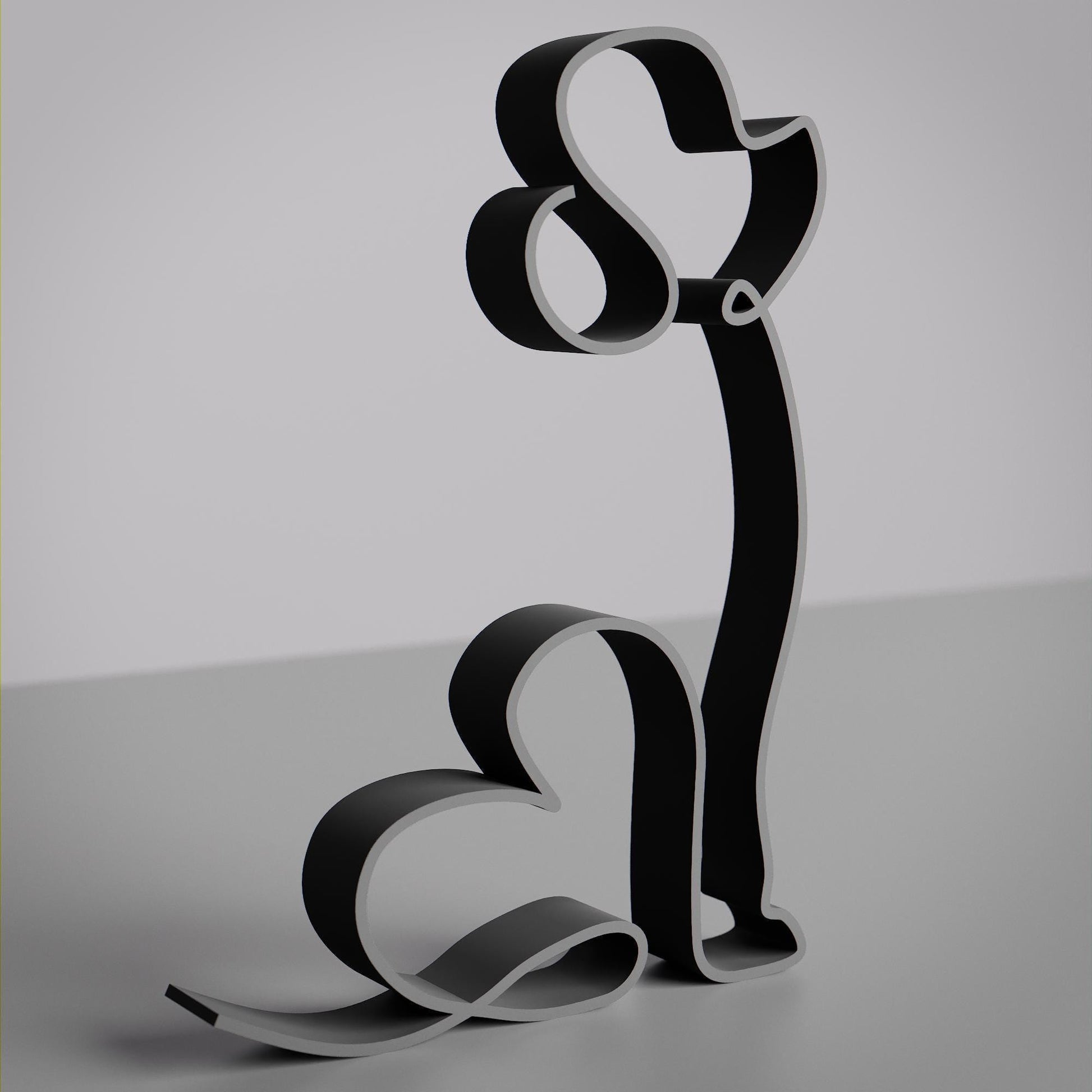 Bichon Frise Dog 40 - Line Art Figure