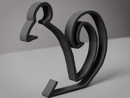 Picasso's Squirrel - Line Art Figure