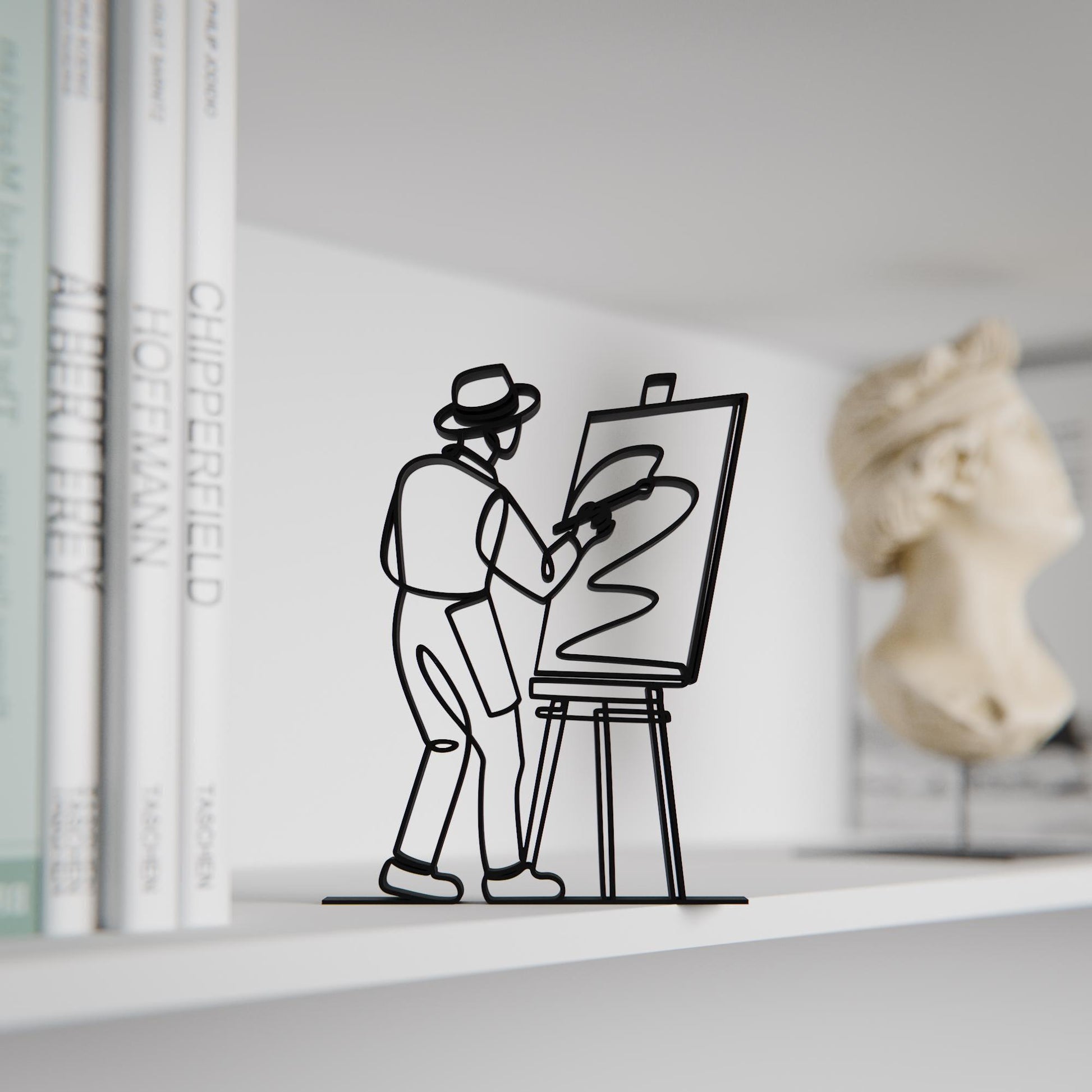 Painter - Customized Line Art Figure