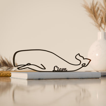 Moby Dick - Customized Line Art Figure