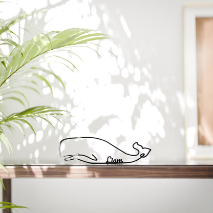 Moby Dick - Customized Line Art Figure