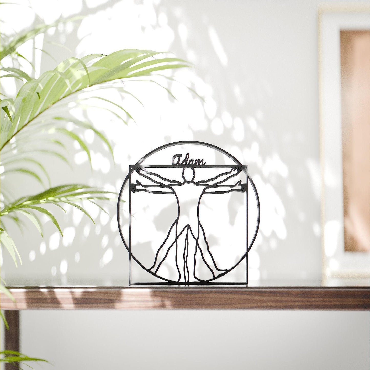 Vitruvian Man - Customized Line Art Figure