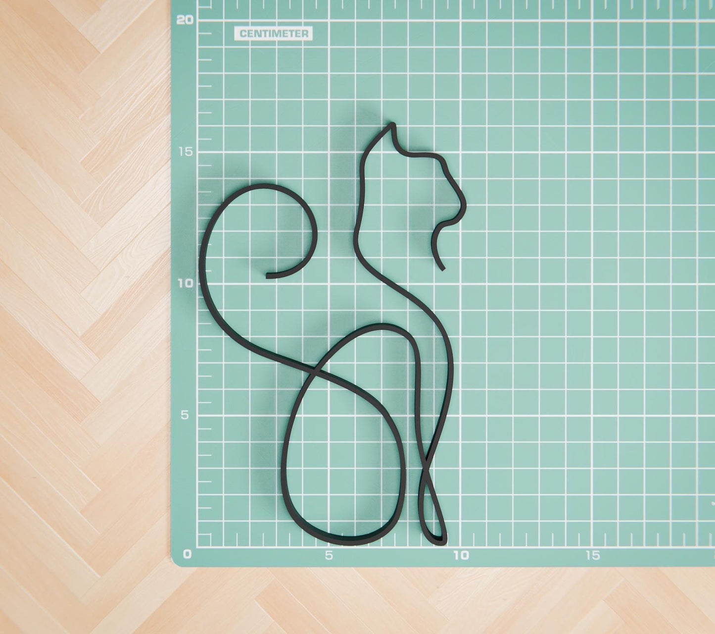 Siamese Cat 04 - Line Art Figure