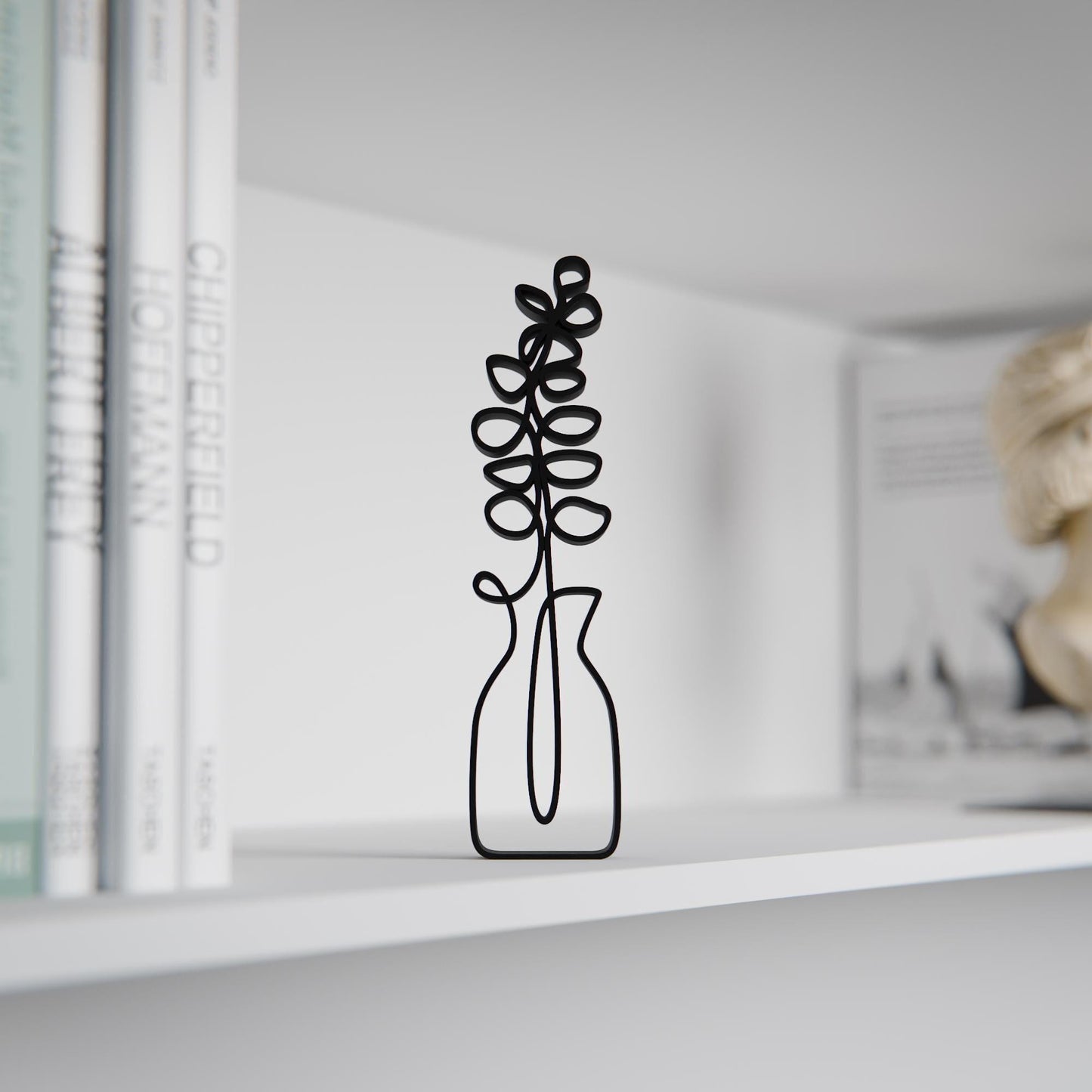 Eucalyptus Plant - Line Art Figure