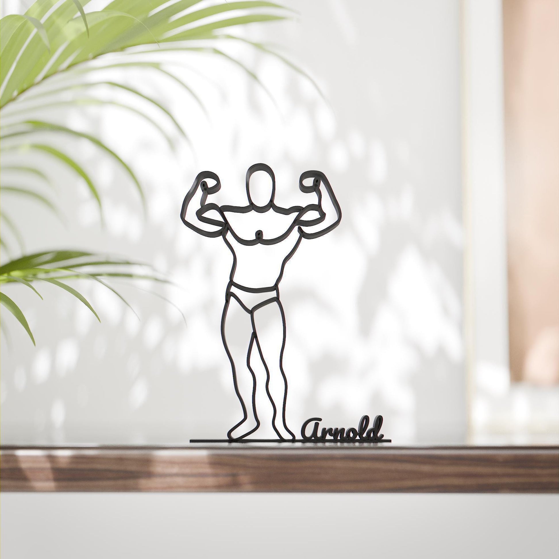 Body Builder - Customized Line Art Figure