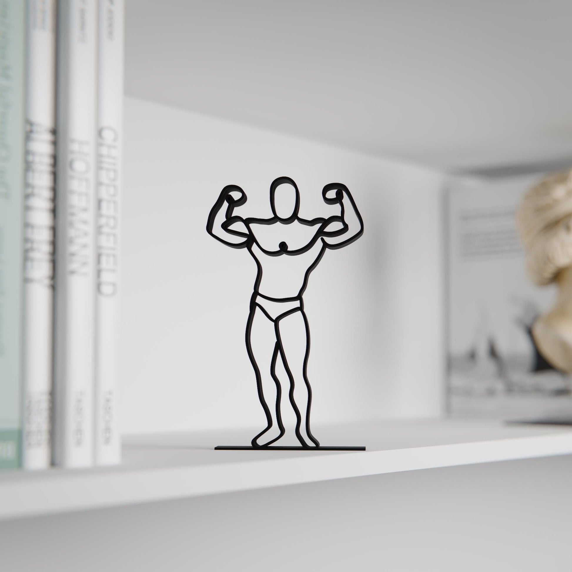 Body Builder - Customized Line Art Figure