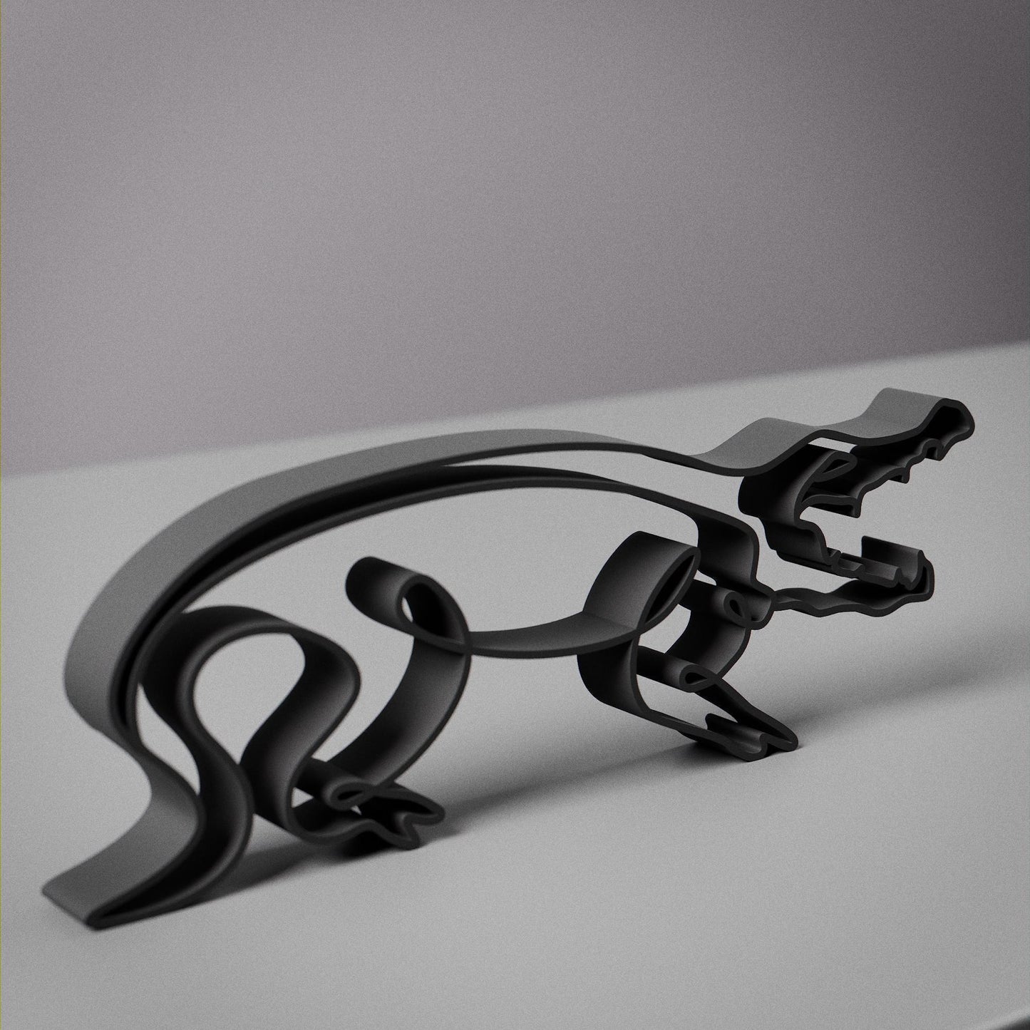 Crocodile - Line Art Figure