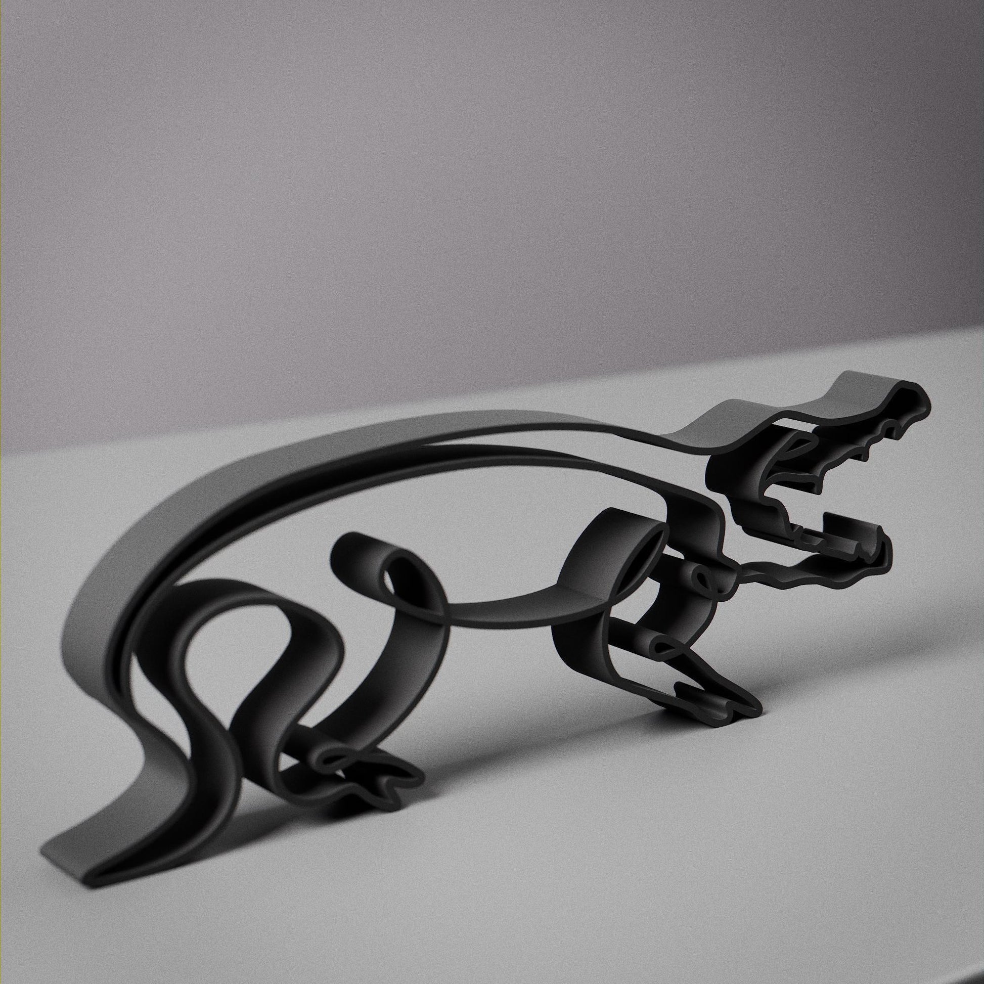 Crocodile - Line Art Figure