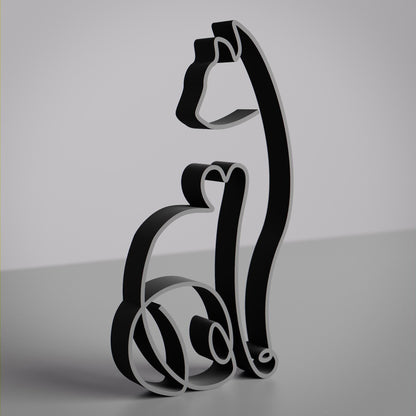 Cat 13 - Line Art Figure