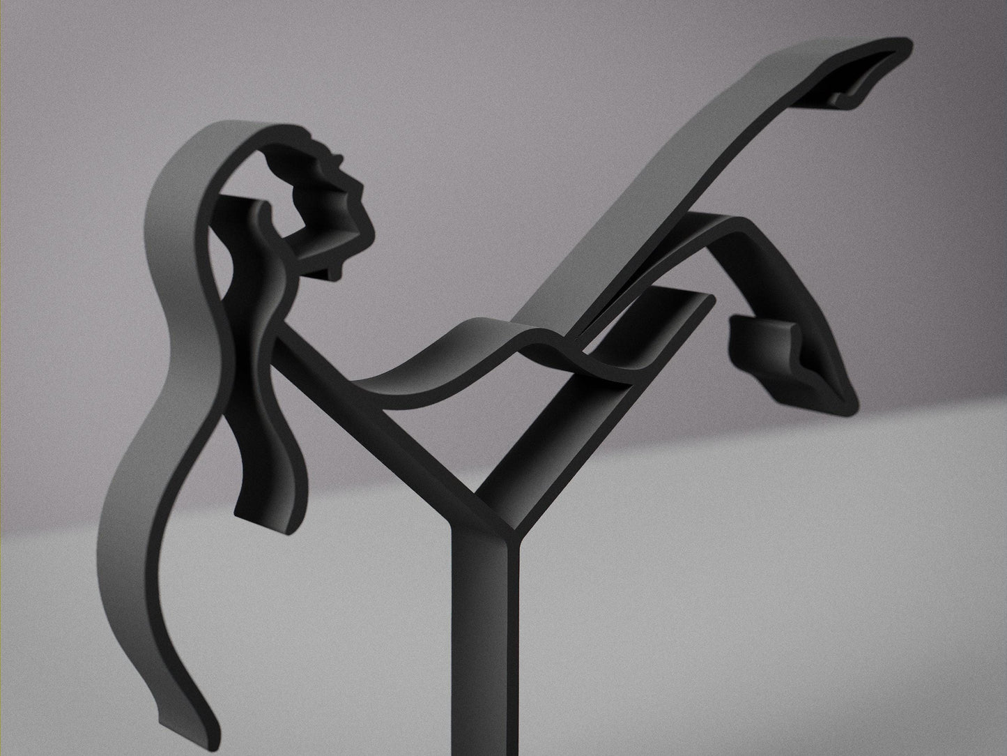 Cocktail Woman - Customized Line Art Figure