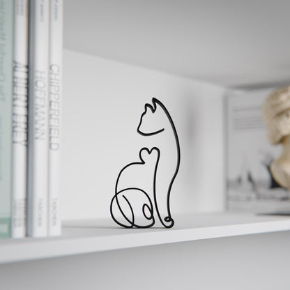 Cat 13 - Line Art Figure