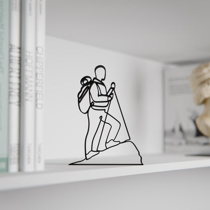 Mountaineer - Customized Line Art Figure
