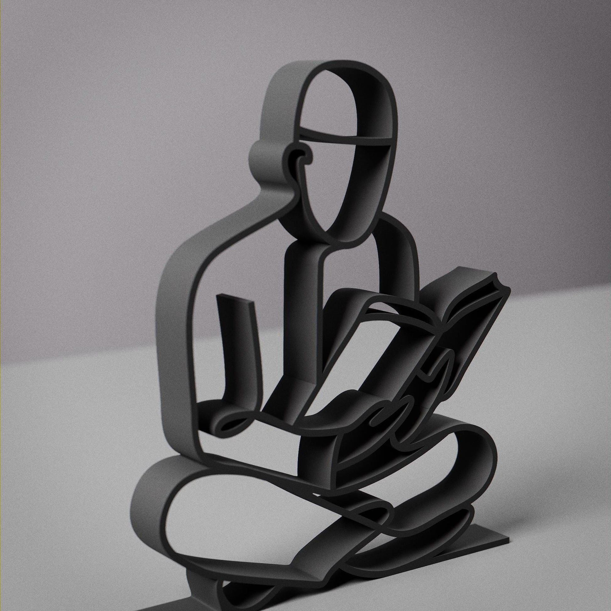 Muslim Man - Customized Line Art Figure