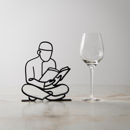 Muslim Man - Customized Line Art Figure