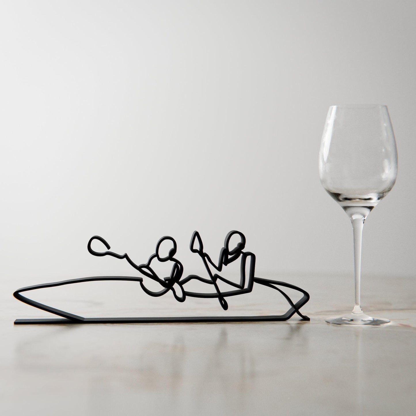 Rowers/Rowing - Customized Line Art Figure