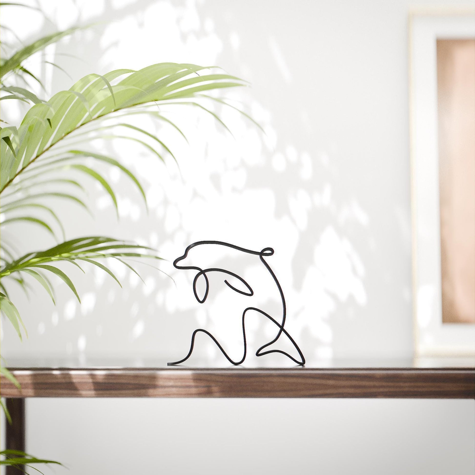 Dolphin - Line Art Figure