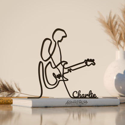 Rock Band - Customized Line Art Figures
