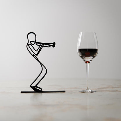 Trumpeter - Customized Line Art Figure