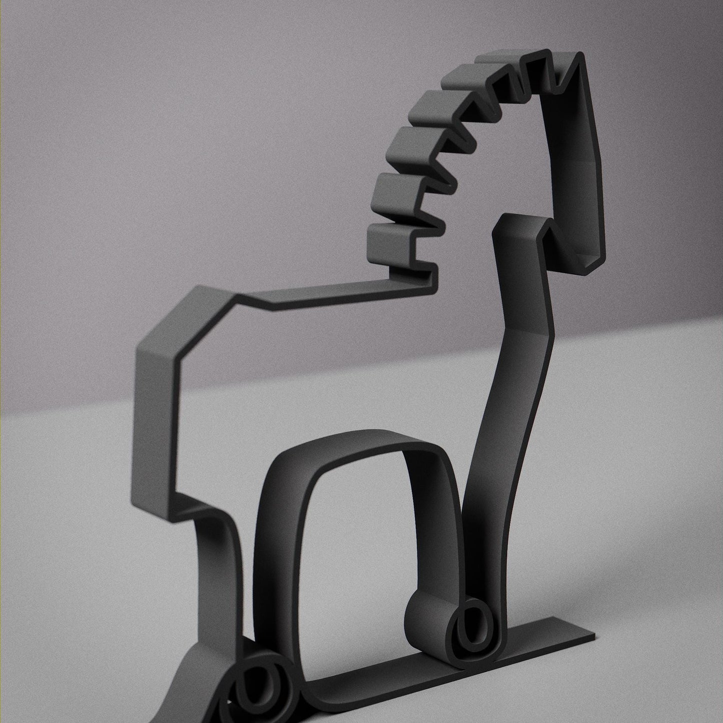 Trojan Horse of Troy - Customized Line Art Figure