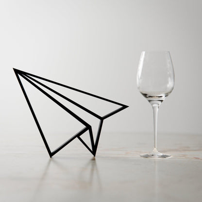 Origami Plane - Line Art Figure