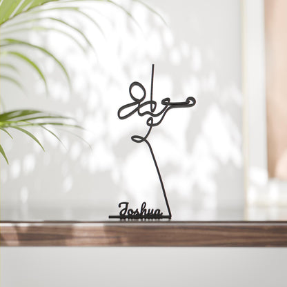 Violinist - Customized Line Art Figure