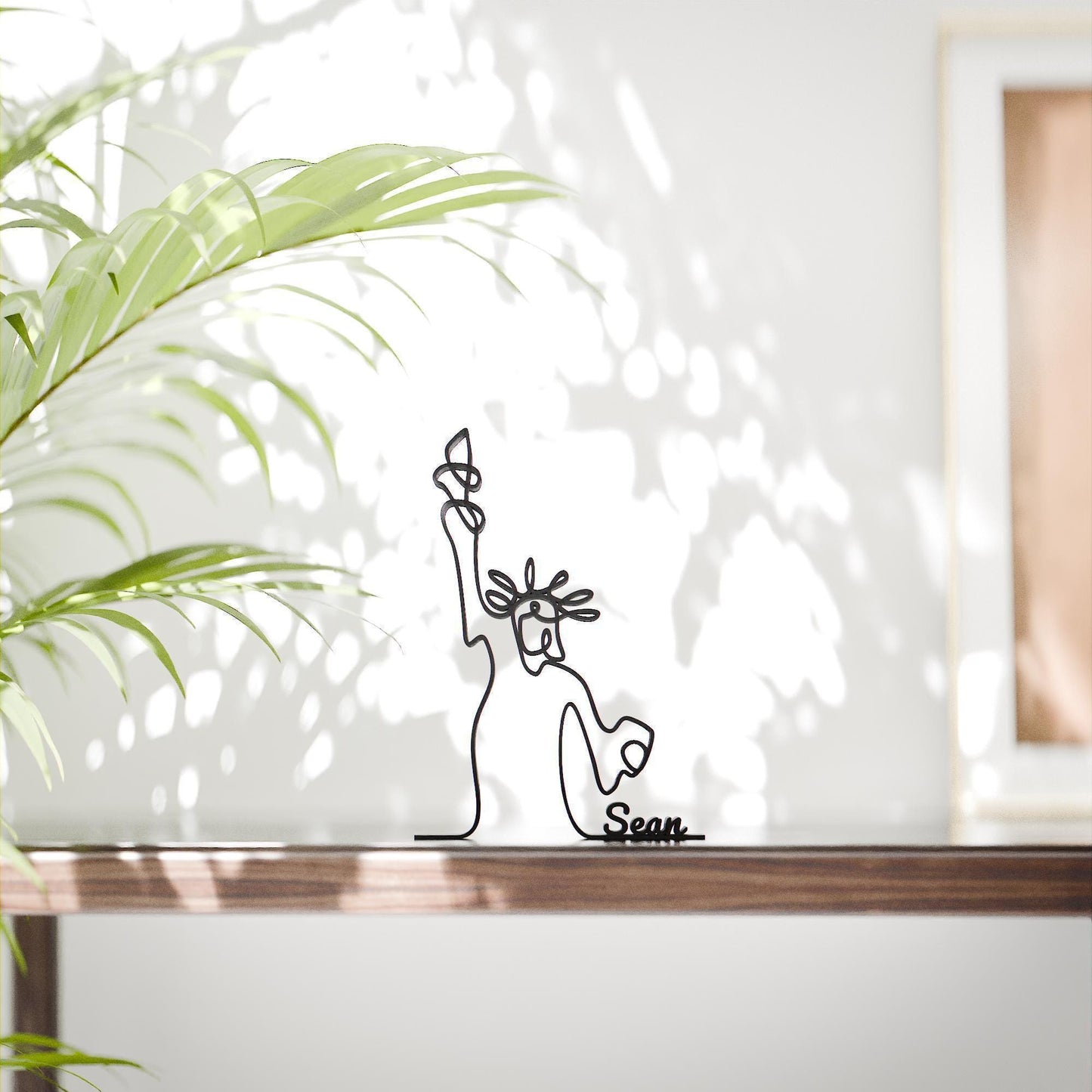 Statue of Liberty - Customized Line Art Figure