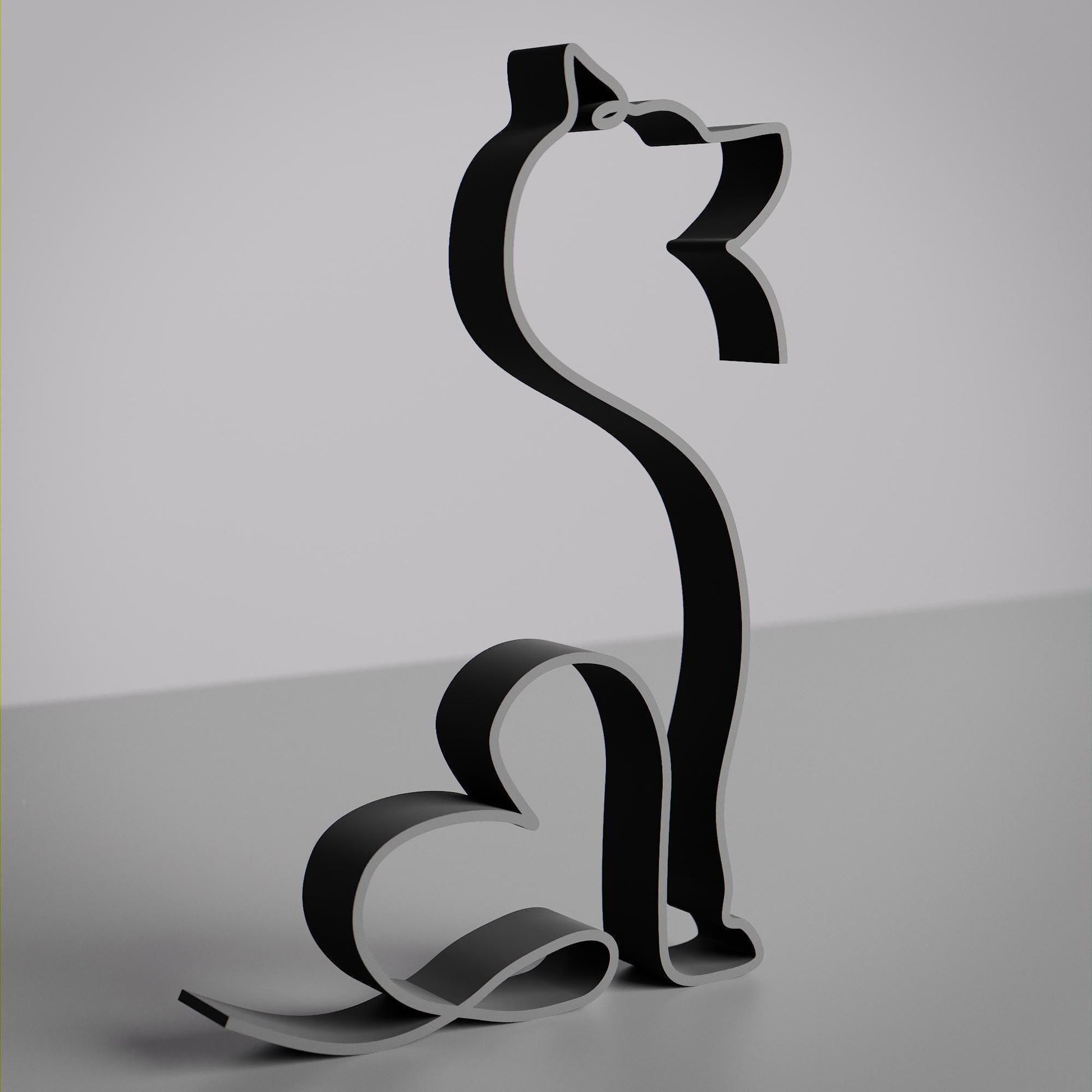 Siberian Husky Dog 30 - Line Art Figure