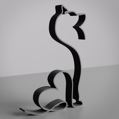 Siberian Husky Dog 30 - Line Art Figure