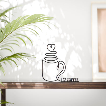 Coffee Mug - Customized Line Art Figure