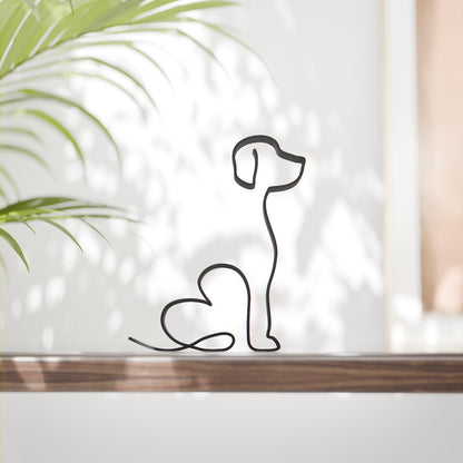 Harrier Dog 14 - Line Art Figure