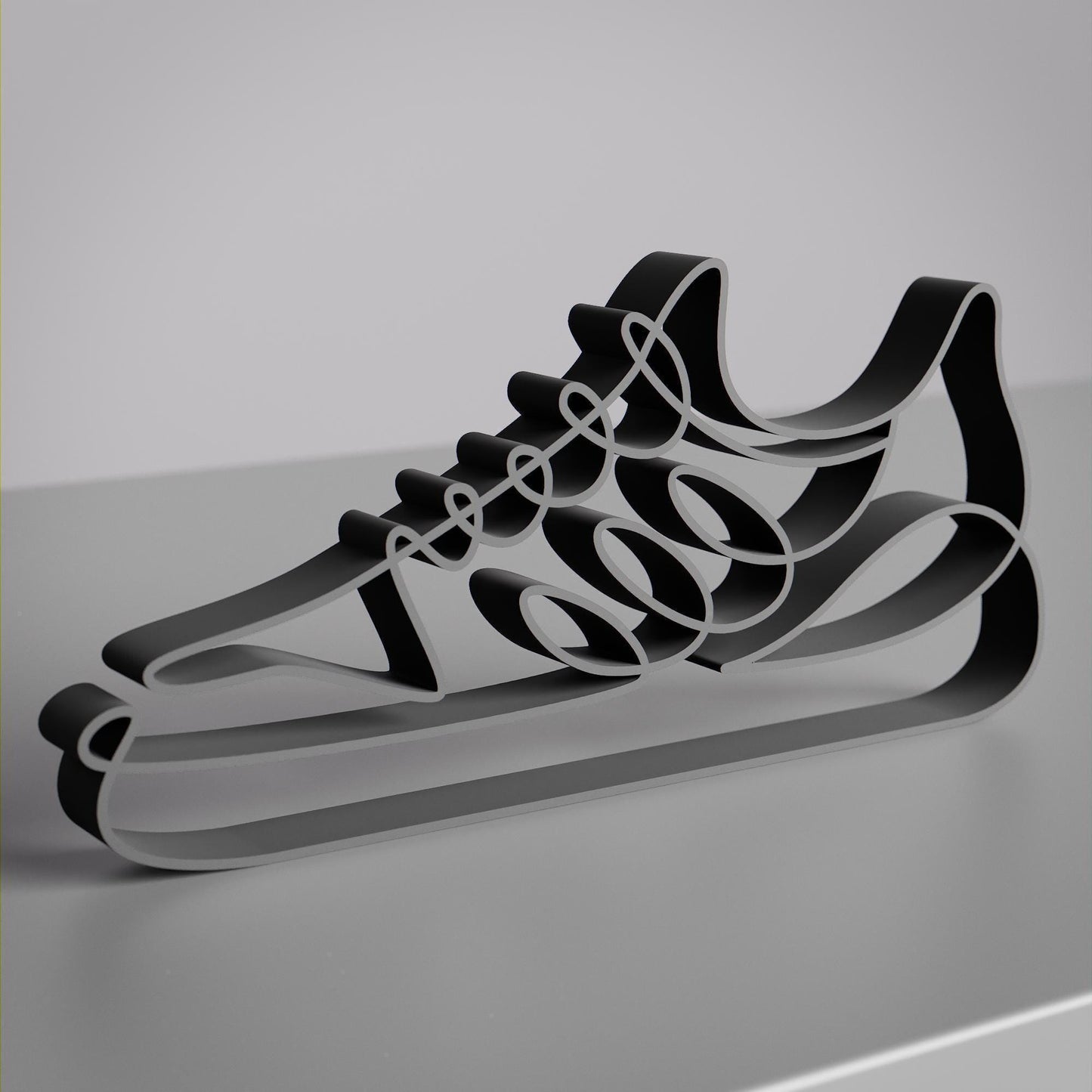 Sneaker - Customized Line Art Figure