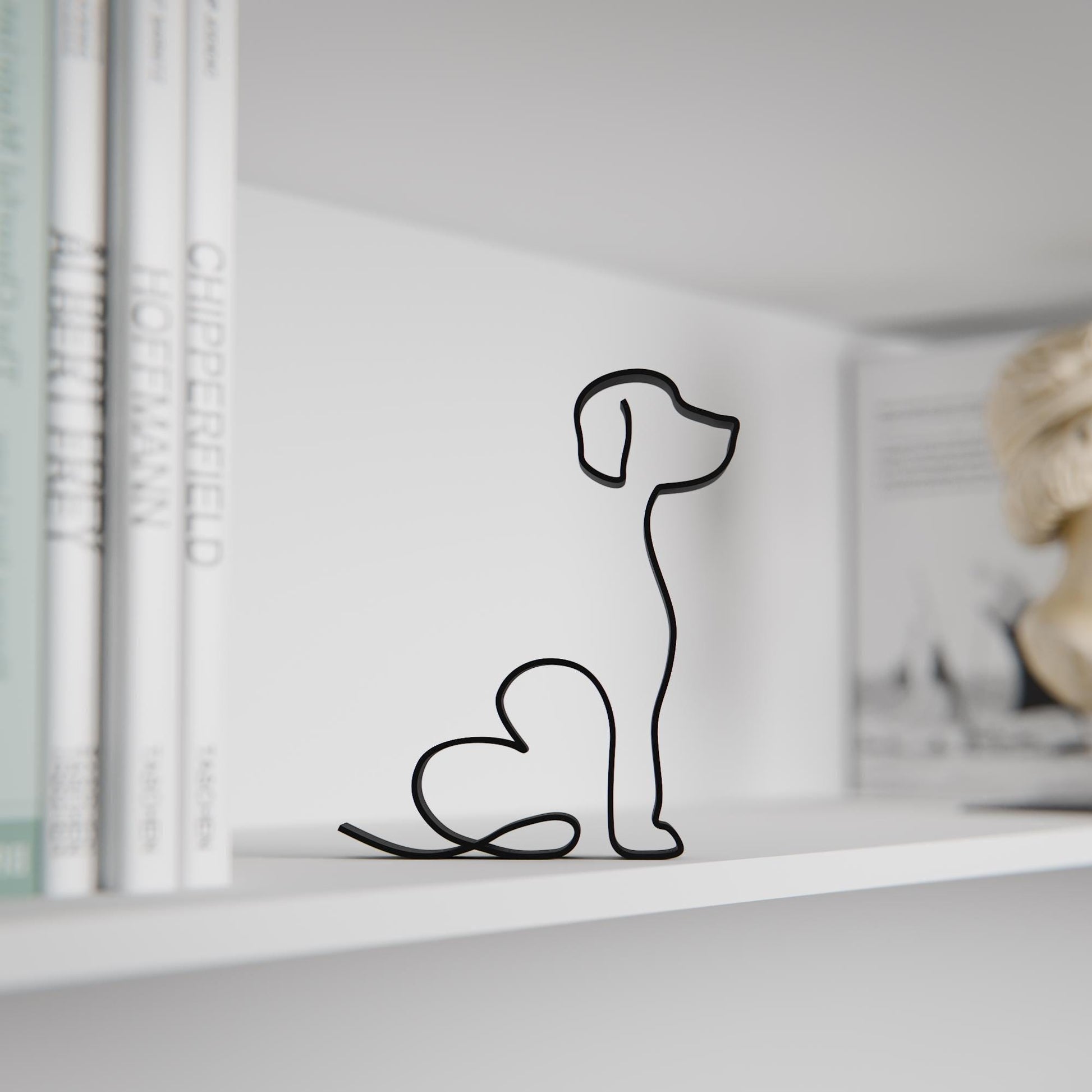 Harrier Dog 14 - Line Art Figure