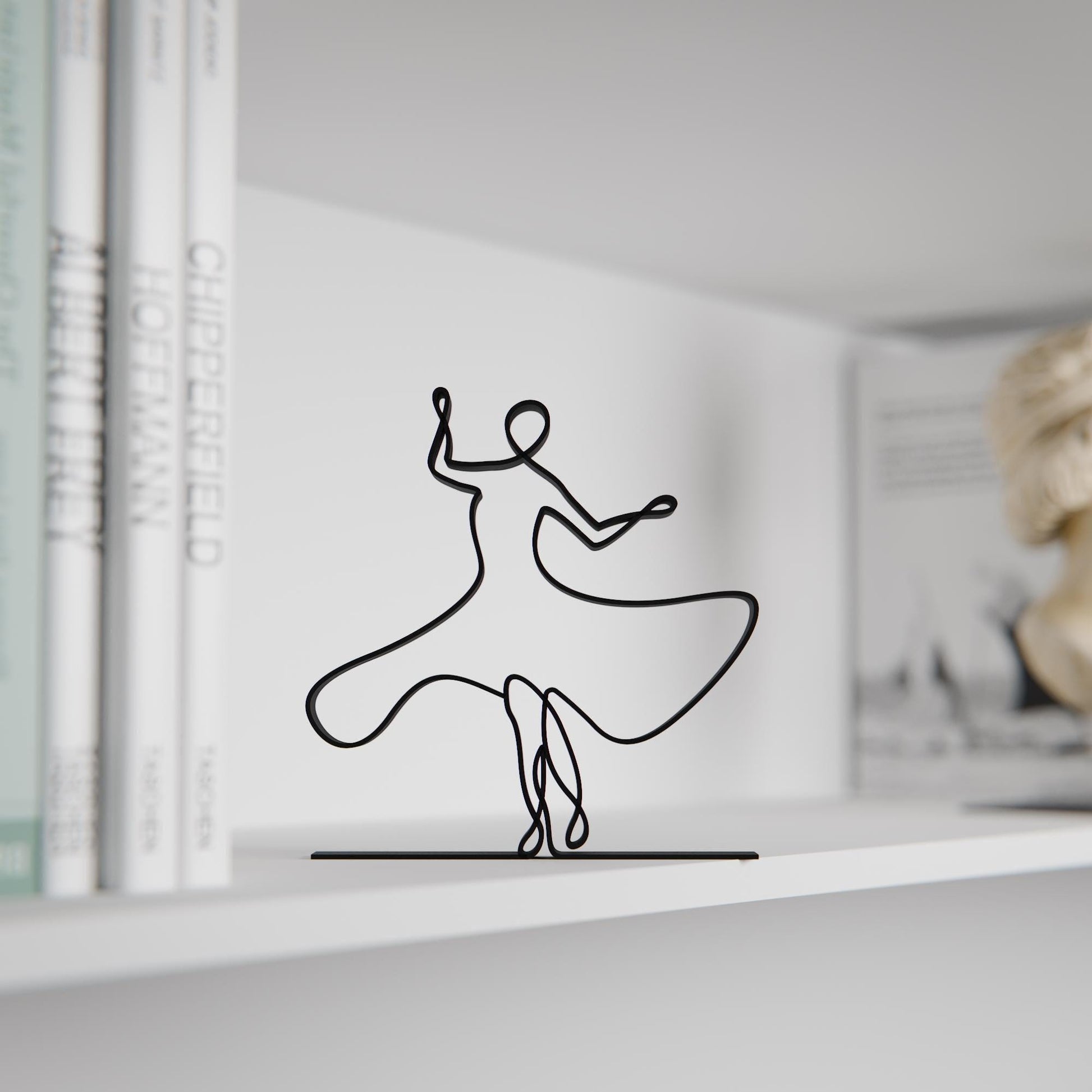 Bollywood Dancer - Line Art Figure