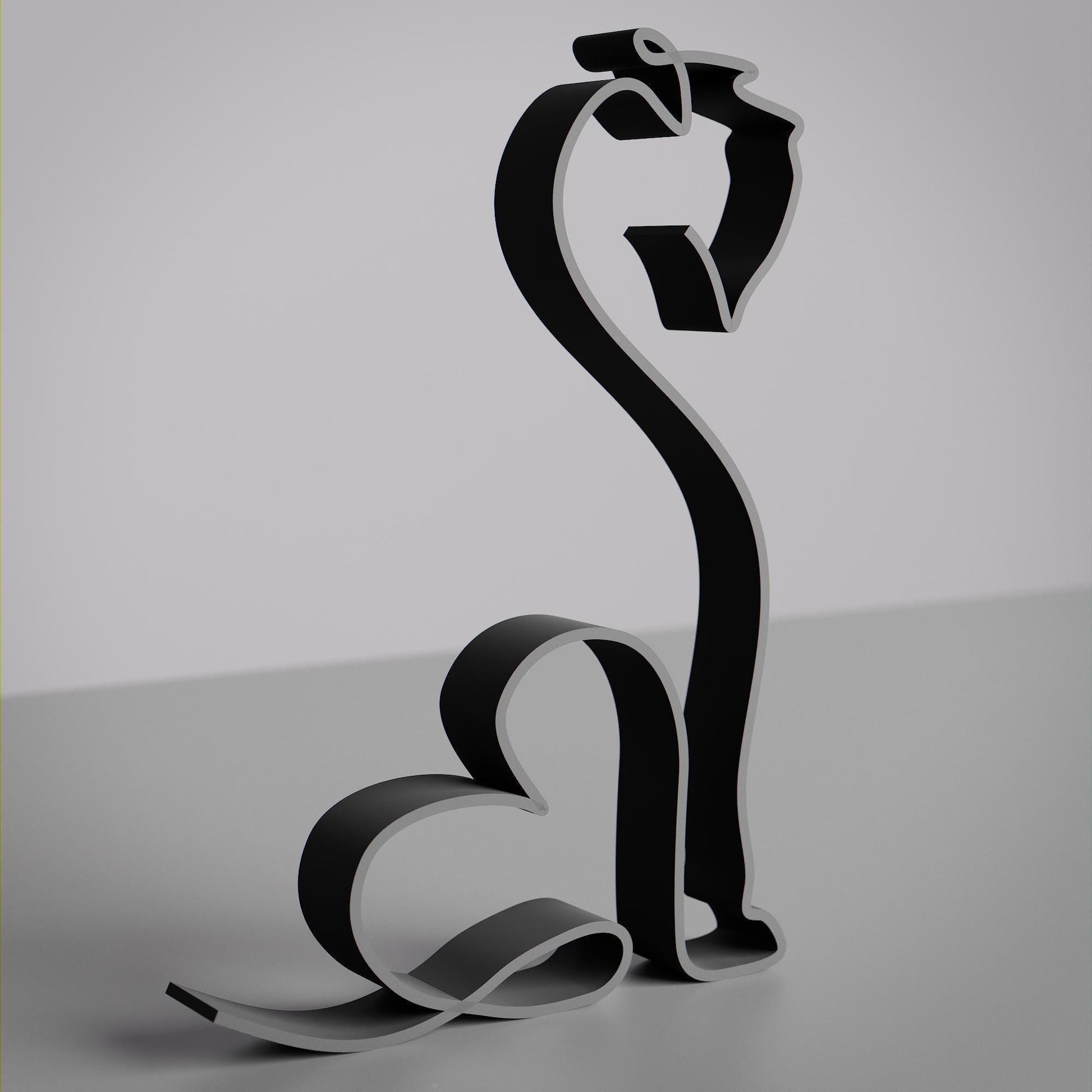 Schnauzer Dog 38 - Line Art Figure