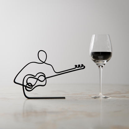 Tar Player - Customized Line Art Figure