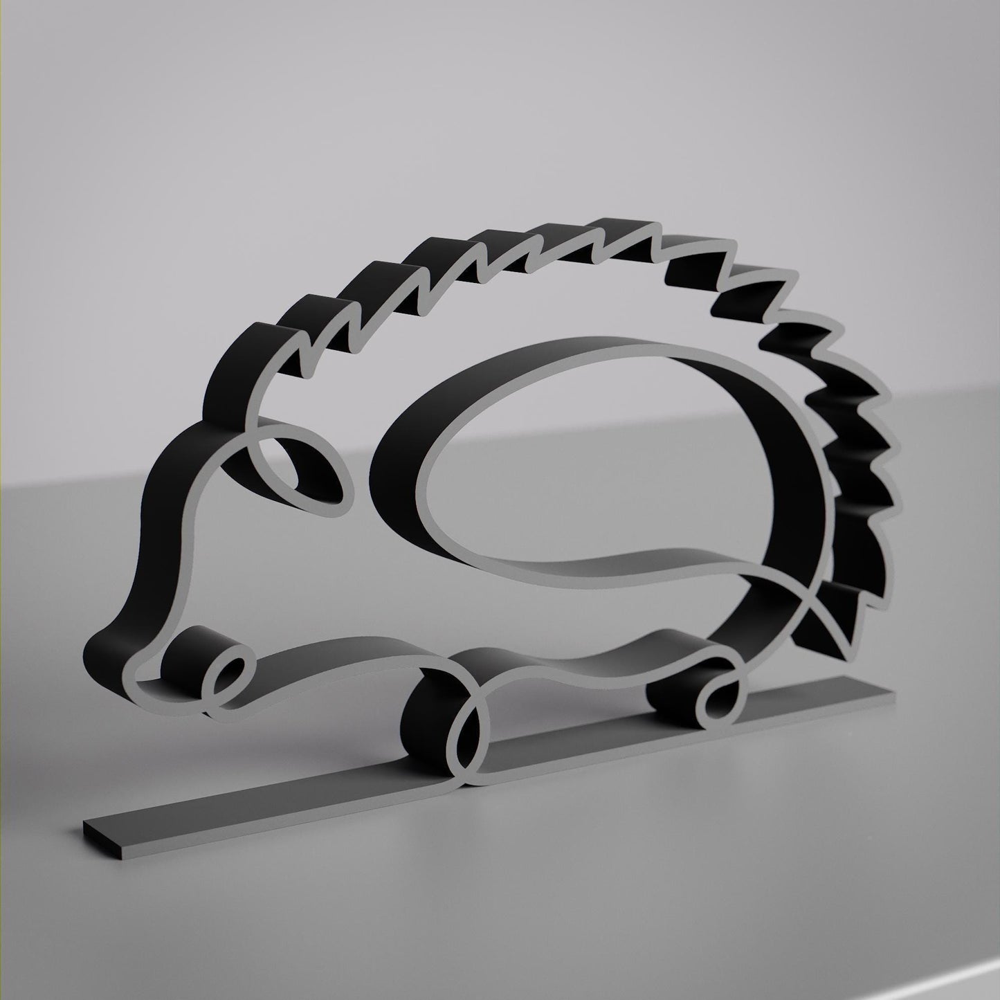 Hedgehog - Line Art Figure