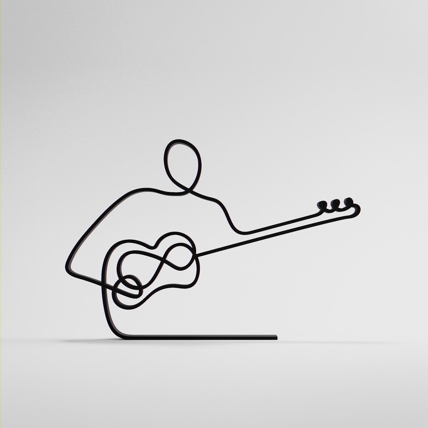 Tar Player - Customized Line Art Figure