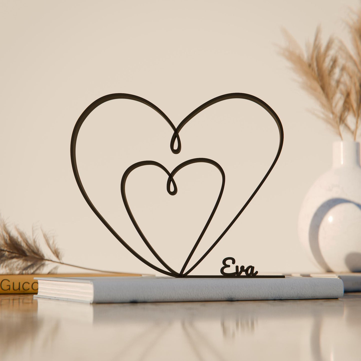 Heart - Customized Line Art Figure