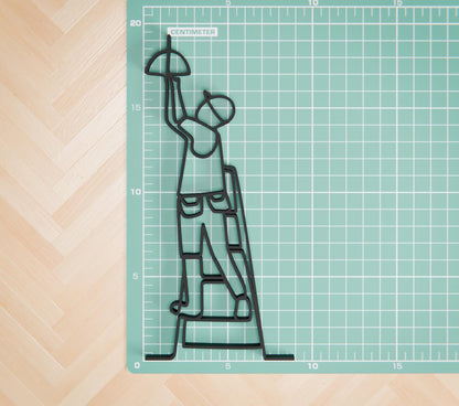 Electrician - Customized Line Art Figure