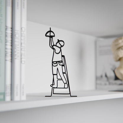 Electrician - Customized Line Art Figure