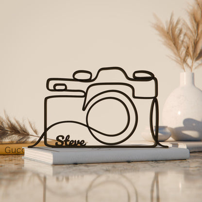 Camera - Customized Line Art Figure