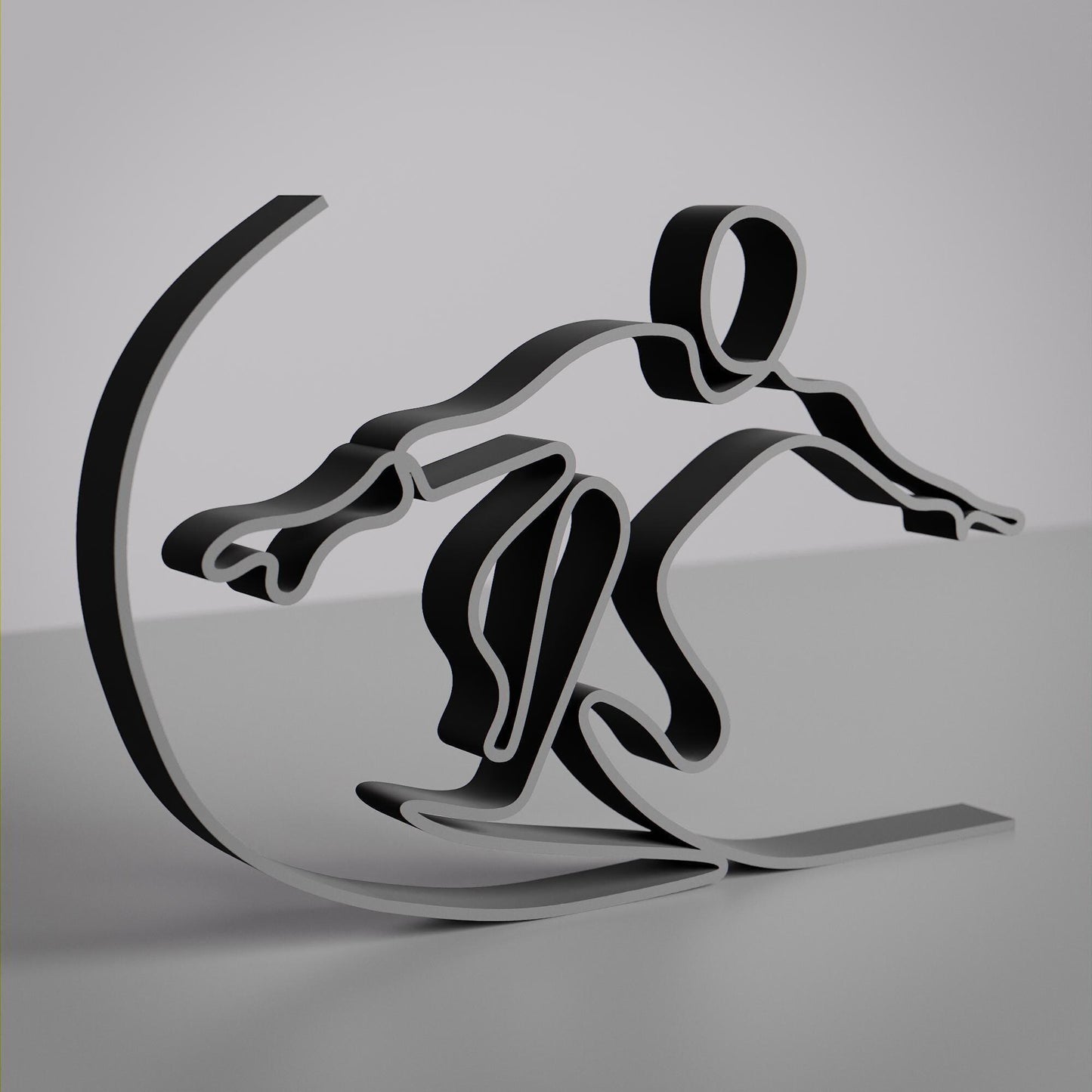 Surfer - Customized Line Art Figure