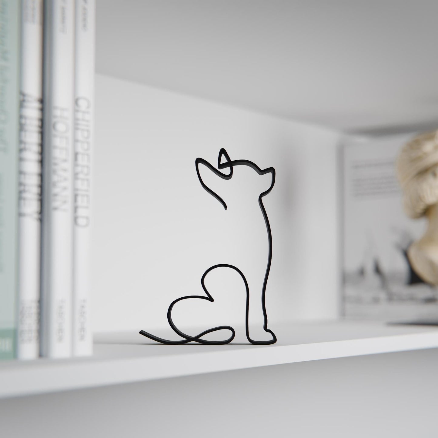 Chihuahua Dog 04 - Line Art Figure