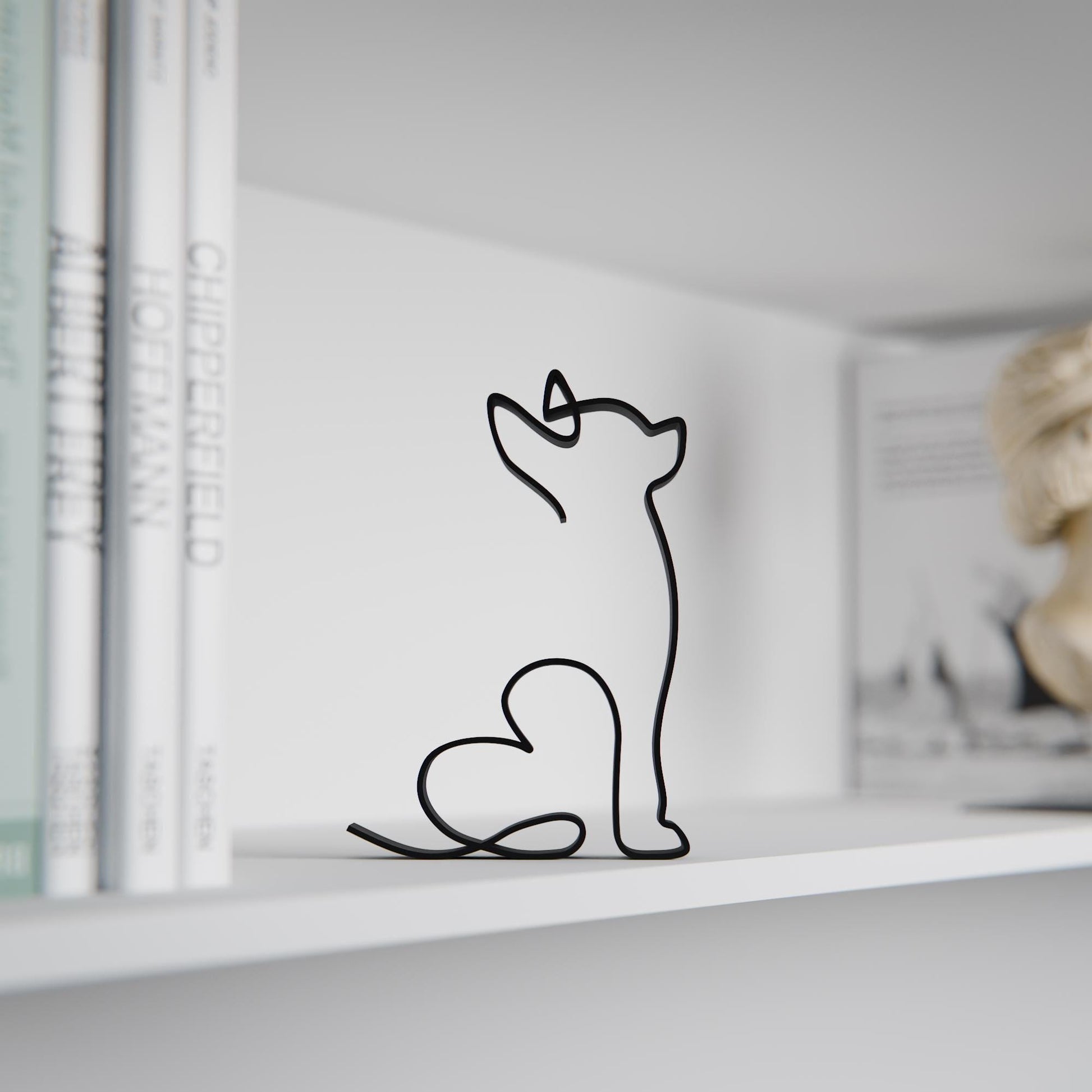 Chihuahua Dog 04 - Line Art Figure