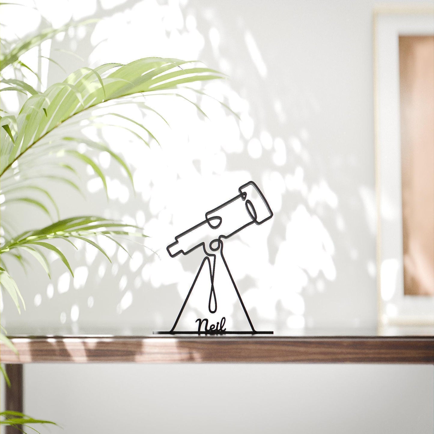 Telescope - Customized Line Art Figure