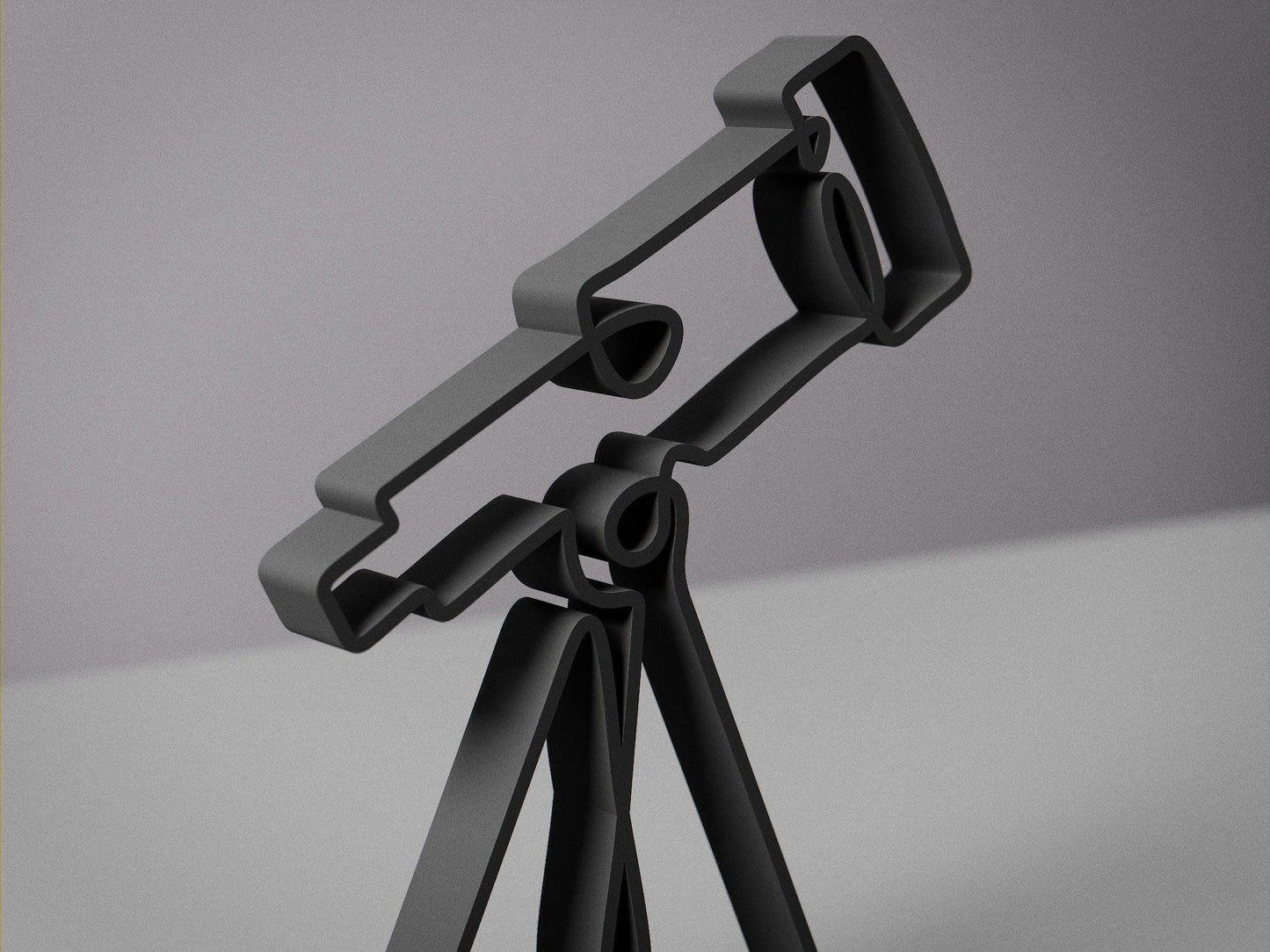 Telescope - Customized Line Art Figure